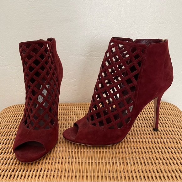 Jimmy Choo Shoes - Authentic Jimmy Choo wine red high heels